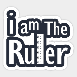 Ruler White Text Sticker